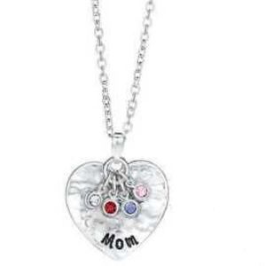 Mom heart necklace